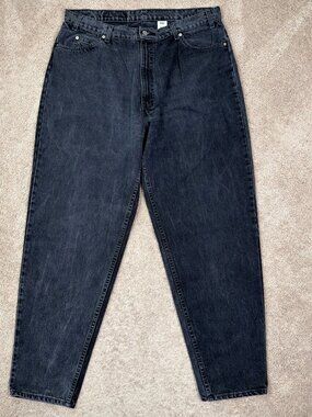 Vintage Y2K Levis 560 Mens 40x30 Black Comfort Relaxed Fit Denim 100% Cotton